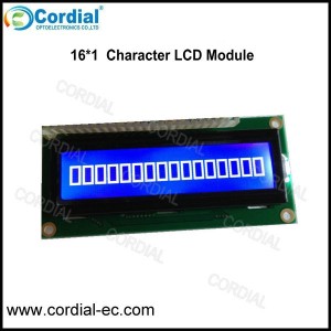 16x1 Character LCD Module CB1601A04